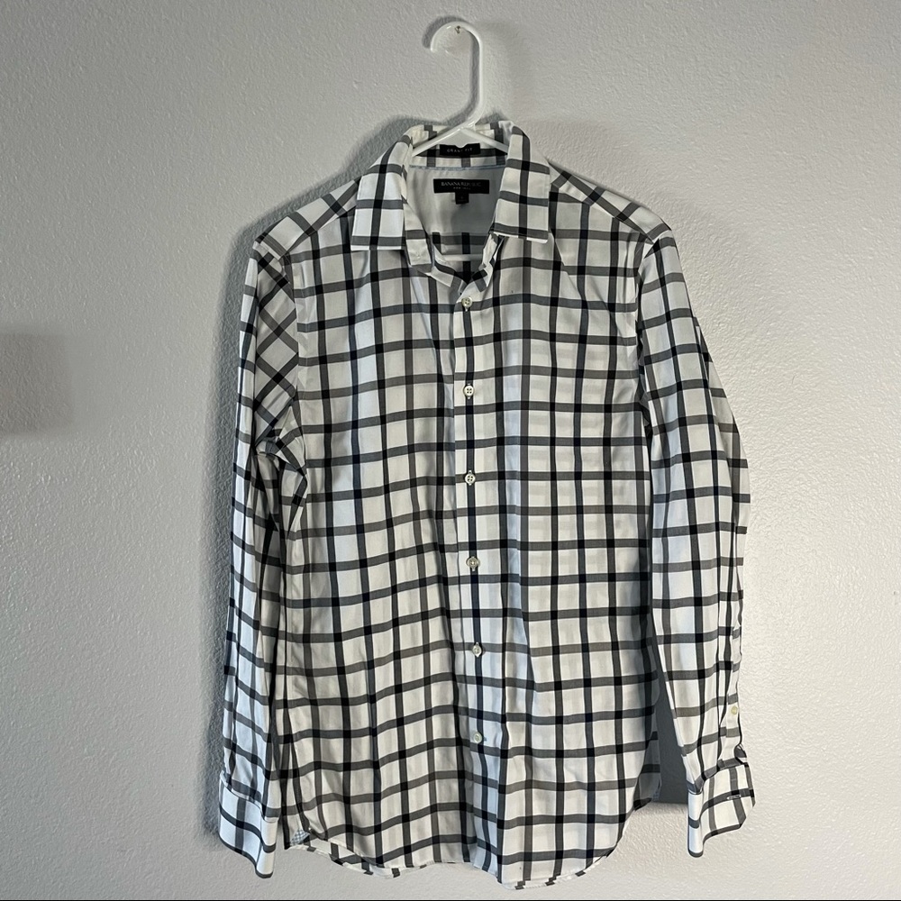 Banana Republic Non-Iron Grant Fit Oxford